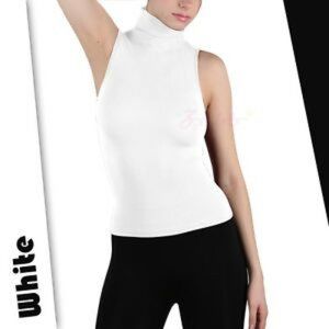 NWT Wolford yellow white ombre sleeveless mock tur